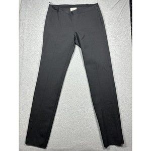 Giada Forte Black Ankle Dress‎ Pants Size II Wool Blend 30x30.5